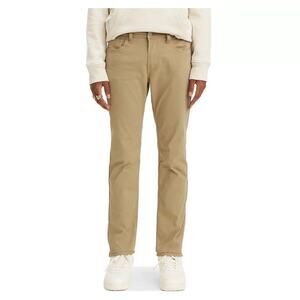 Levi’s 511 Slim All Seasons Tech Pants Tan Straight-Leg Stretch 30x30 Pockets